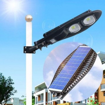 Вуличний ліхтар на стовп UKC solar street light 180W COB With Remote-0