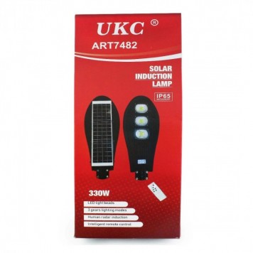 Вуличний ліхтар на стовп UKC solar street light 270W COB With Remote-3
