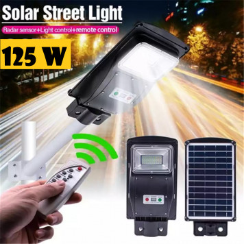 Вуличний ліхтар на стовп Cobra solar street light R1 1VPP 125W + пульт-1