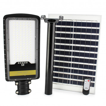 Потужний вуличний ліхтар на стовп solar street JD 298 300W + пульт-1