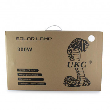 Потужний вуличний ліхтар на стовп solar street JD 298 300W + пульт-3