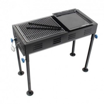Складной мангал BBQ Grill 2025 50х30х56 см, гриль барбекю-2