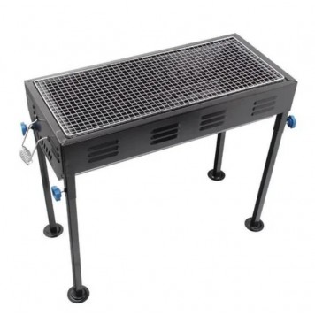 Складной мангал BBQ Grill 2025 50х30х56 см, гриль барбекю-0