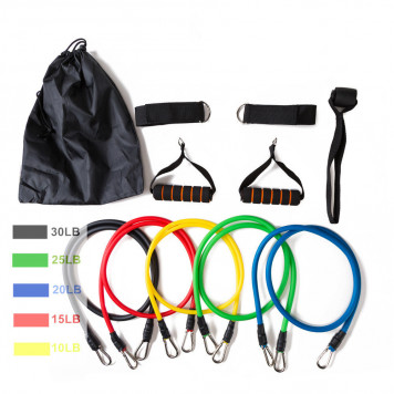 Набор эспандеров для фитнеса  5 жгутов JT-003 Resistance Bands-0