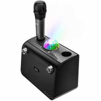 Беспроводная Bluetooth колонка + микрофон HOCO BS41 Warm Sound караоке-1