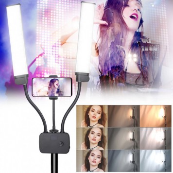 Професійна Led лампа для селфі прямокутна MULTIMEDIA X AL 45X-1