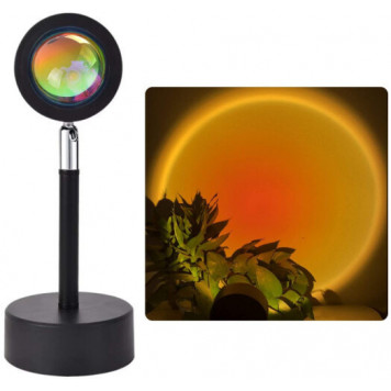 Лампа LED для Селфі Ефект сонця 23см Sunset Lamp-2