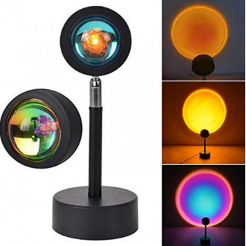 Лампа LED для Селфі Ефект сонця 23см Sunset Lamp-0