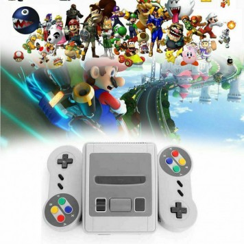 Ретро игровая консоль приставка 620 игр Game Box Dendy Super Mini с 2 джойстиками-1
