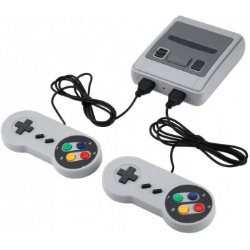 Ретро игровая консоль приставка 620 игр Game Box Dendy Super Mini с 2 джойстиками-0