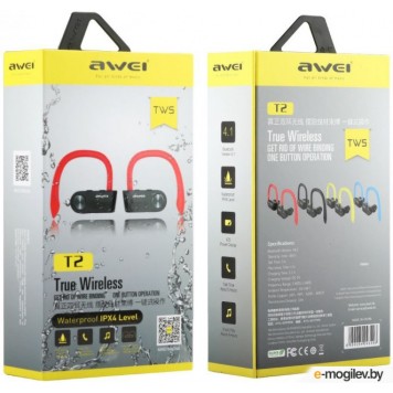 Беспроводные Bluetooth наушники AWEI T2-1