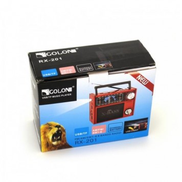 Радиоприемник колонка MP3 Golon RX-201-1