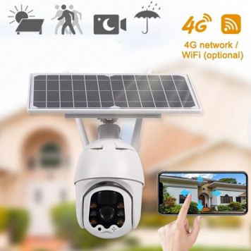 Камера видеонаблюдения Wi-Fi с солнечной панелью Q5 Solar Battery 2Мп-2