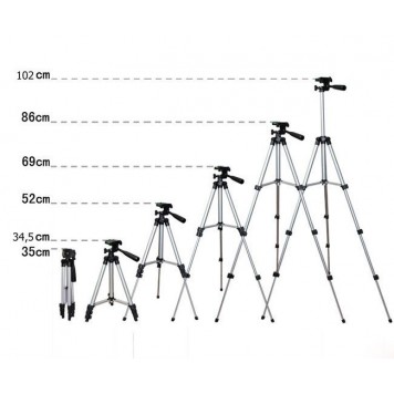 Штатив для фотоаппарата и телефона Tripod 3110-3