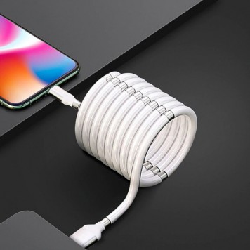 Магнитный USB кабель для зарядки MagLink 7612 Lightning-2