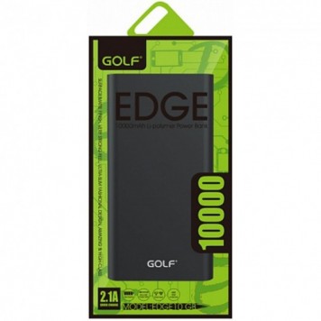 Портативное зарядное Power Bank 10000mAh GOLF Edge 10-1